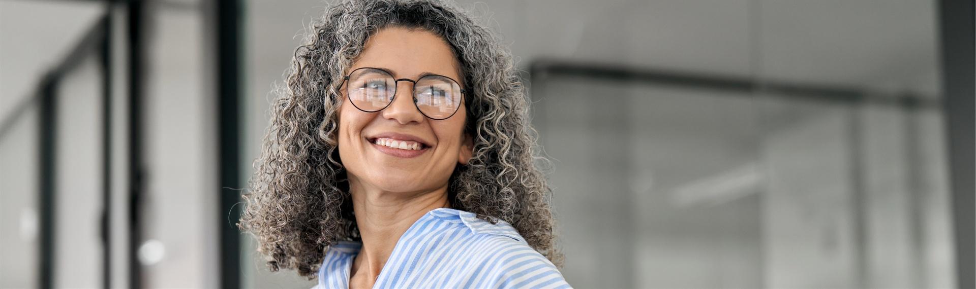 Professional woman smiling