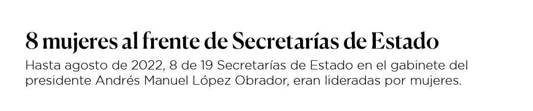 Secretarías de Estado Cabeza