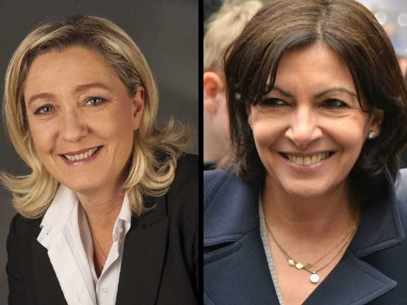 Marine Le Pen y Anne Hidalgo. (Foto: Especial - AG Gymnasium Melle, Creative Commons / A. Schneider83, Creative Commons)